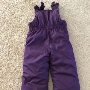 2T purple snow pants $10